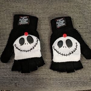 Nightmare before Christmas fingerless mittens